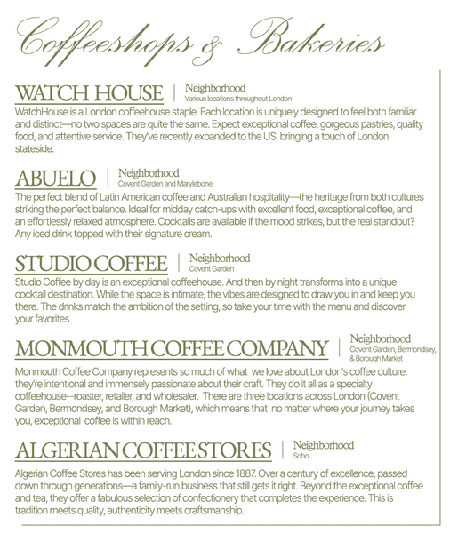 London Travel Guide: The Club House Edit (Q3 2026)